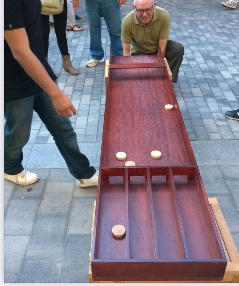 Billar holandés de madera, juego tradicional