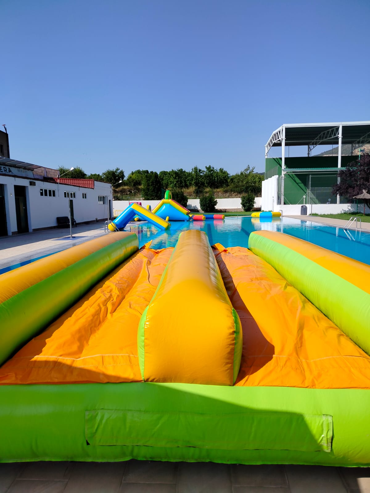 Deslizador Acuático Piscina